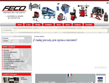 Tablet Screenshot of feco.sk