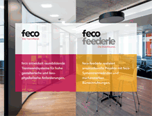 Tablet Screenshot of feco.de